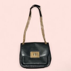 michael kors leather shoulder bag